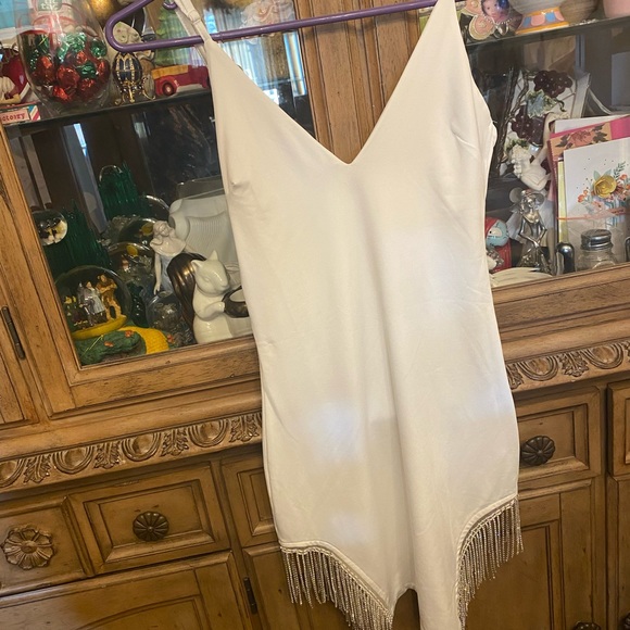 Adjustable strap dress with diamond detail - Picture 2 of 4